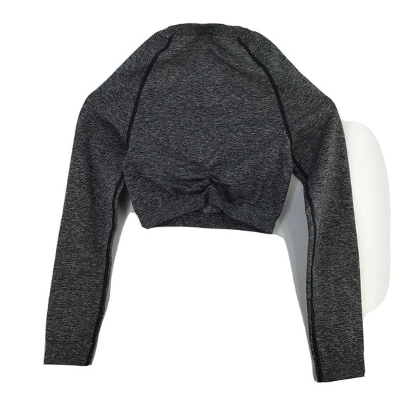 Gymshark Shirt women’s Cropped Size Small Gray - Picture 2 of 10